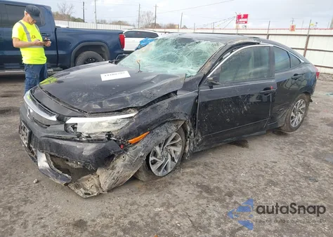 2016 Honda Civic Ex из США, поврежденный, VIN 19XFC2F75GE058964